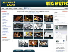 Tablet Screenshot of hudobnybazar.sk